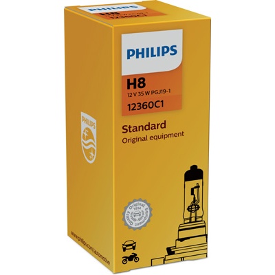 Bec Philips H8 12V 35W PGJ19-1 12360C1
